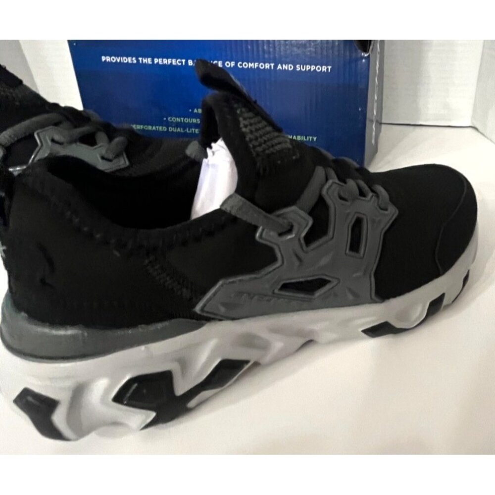 SKECHERS TECHNO STRIDES WORIZO Boy’s SHOEs, Black, Sz. 13 - Picture 9 of 11
